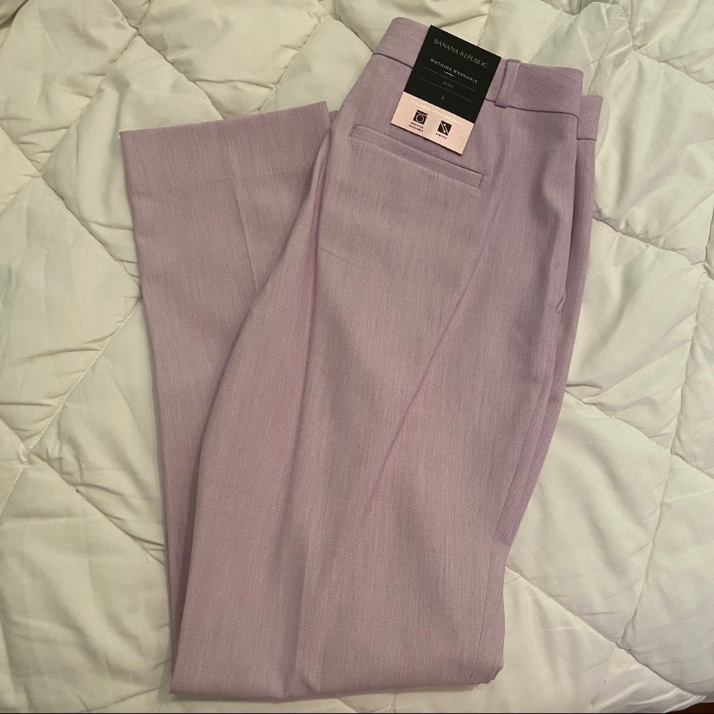 Banana Republic Lavender Ryan Pant - Picture 2 of 3